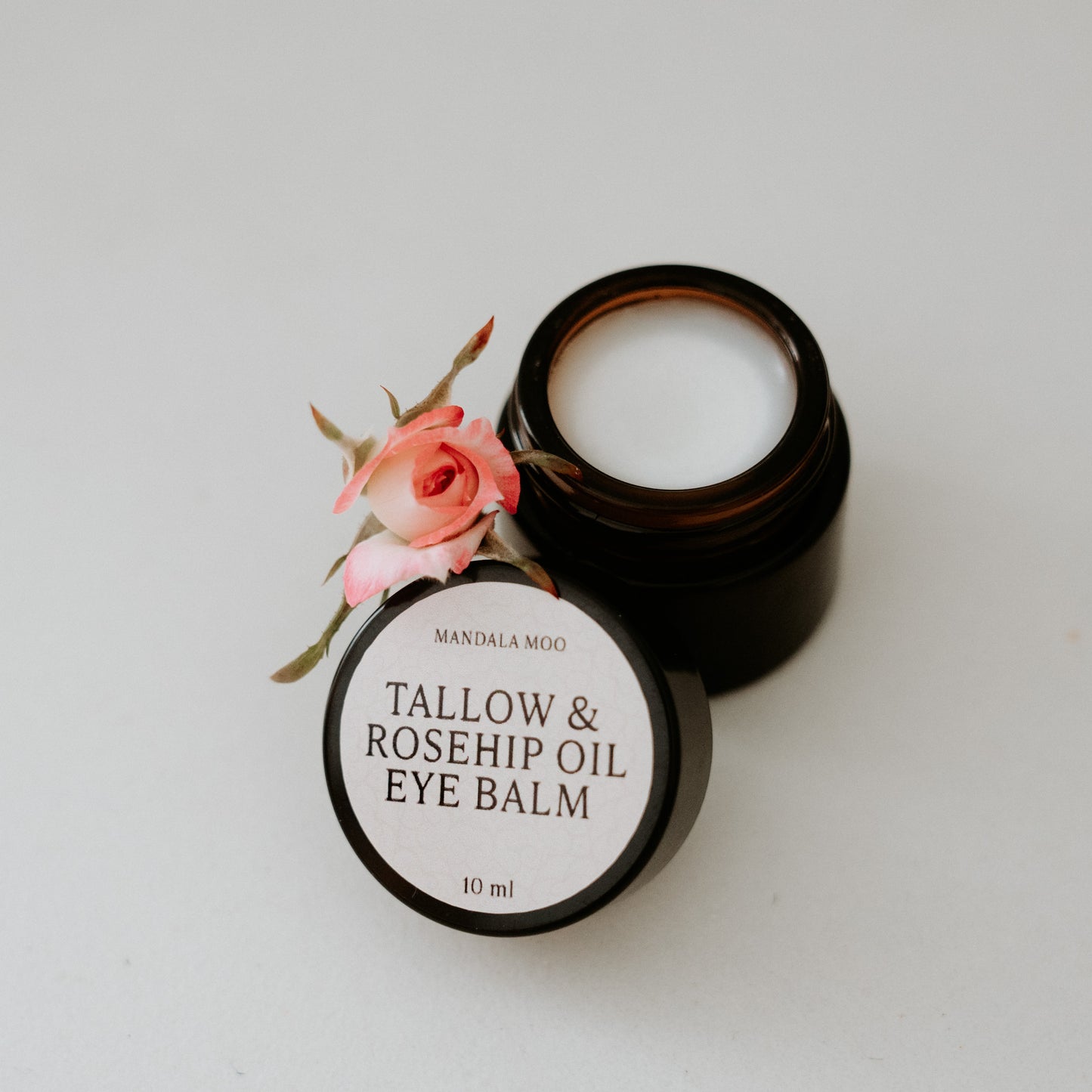 Beef tallow and rosehip oil hydrating eye balm